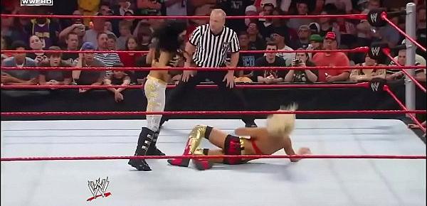  Melina vs Maryse. Raw.